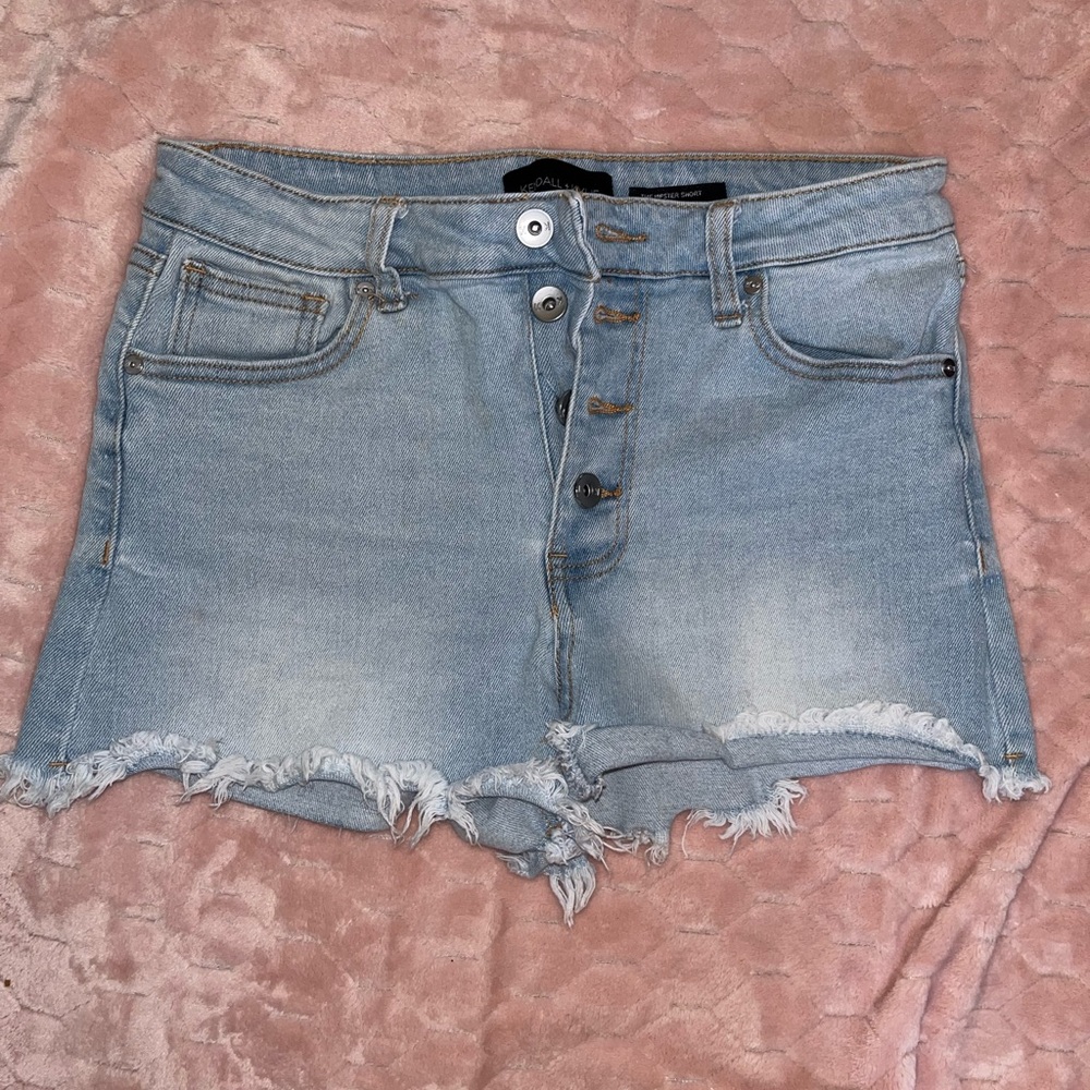 Kendall & Kylie Blue Distressed Jean Shorts